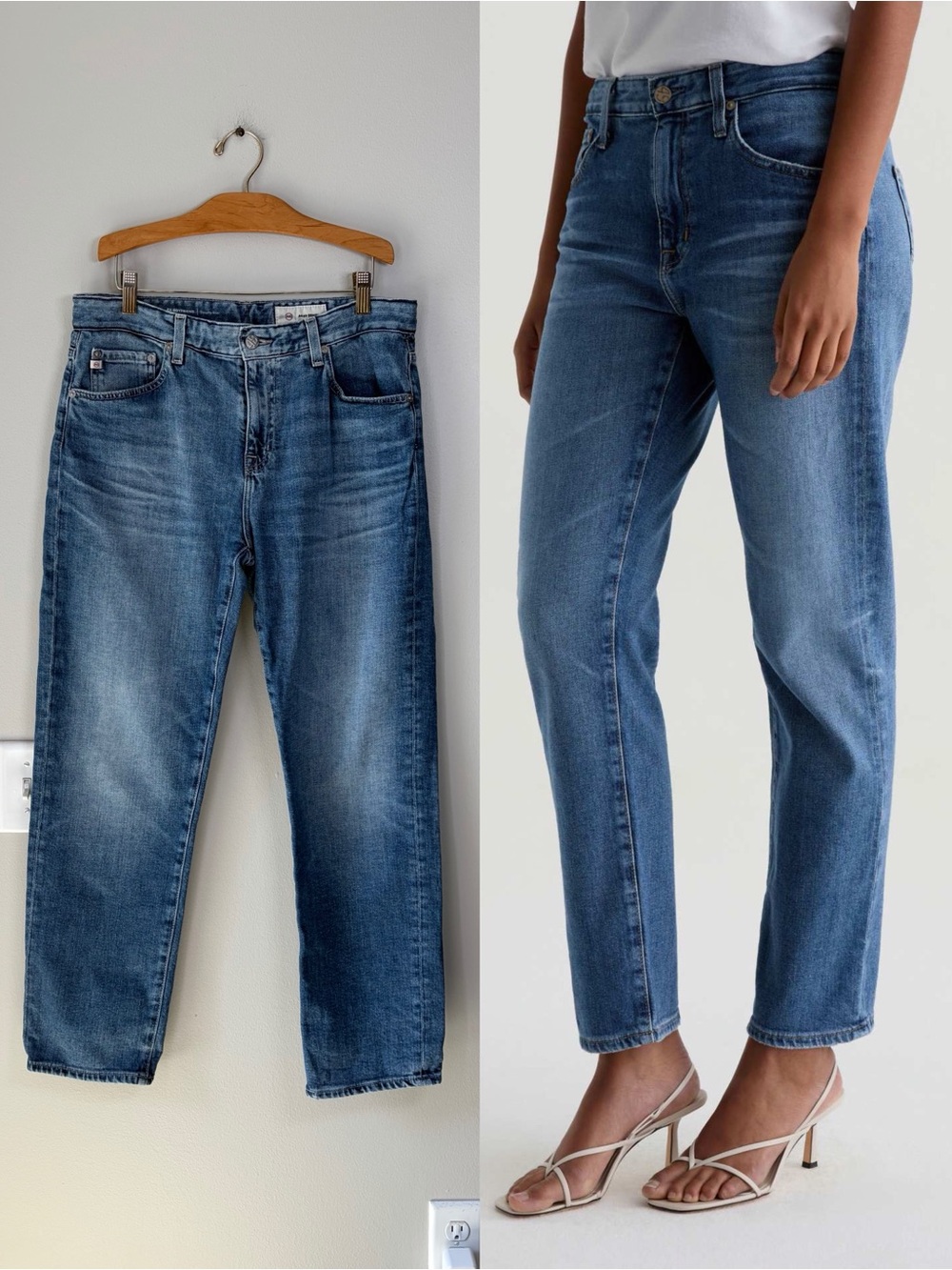 AG Adriano Goldschmied Slouchy Slim Fit Ex-Boyfriend Jeans